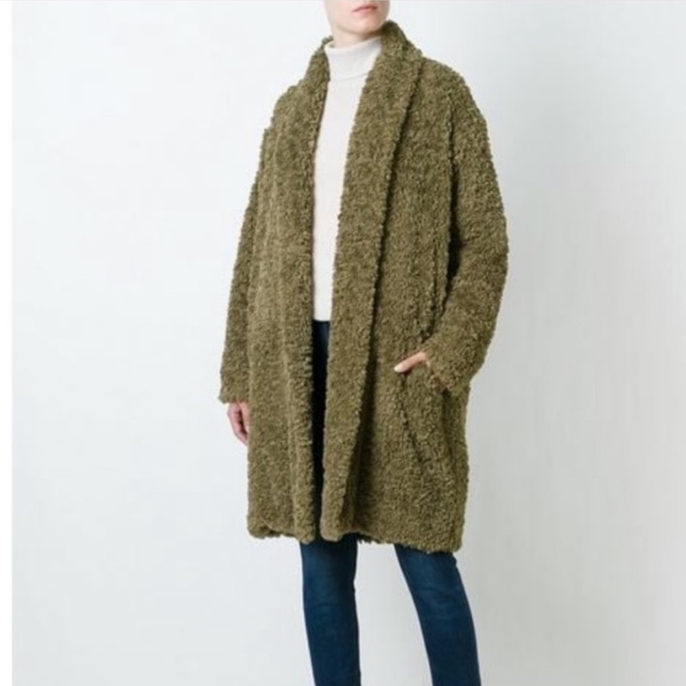 Isabel Marant Adams Faux Fur Teddy Jacket